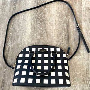 Kate Spade Checkered Leather Crossbody NWOT